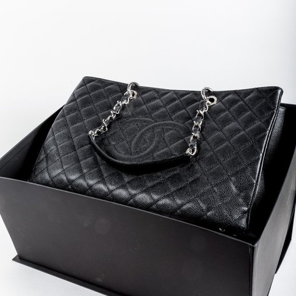 Chanel Caviar XL Grand Shopping Tote GST SHW - Picture 2 of 13